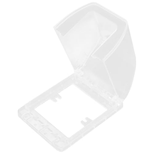 GRADENEVE Transparent Wetterfeste Steckdosenbox Spritzwassergeschützt Extra Groß für Badezimmer und Außensteckdosen Robuste Kunststoffbox für Vielseitigen Feuchteschutz GRADENEVE Transparent Wetterfeste Steckdosenbox Spritzwassergeschützt Extra Groß für Badezimmer und Außensteckdosen Robuste Kunststoffbox für Vielseitigen Feuchteschutz von GRADENEVE
