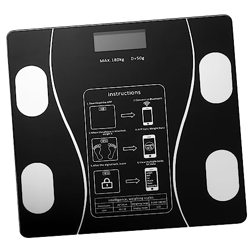 GRADENEVE USB Wiederaufladbare Körperfettwaage Smart Gewichtsskala mit Großem LED Display Platzsparendes Design Präzise Messungen für Haushaltsnutzung GRADENEVE USB Wiederaufladbare Körperfettwaage Smart Gewichtsskala mit Großem LED Display Platzsparendes Design Präzise Messungen für Haushaltsnutzung von GRADENEVE