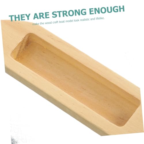 GRADENEVE Unlackiertes Kleines Holzboot Modell Rustikale Textur Stabile Holzkanu Miniatur Dekoration Schlafzimmer Wohnzimmer Geschenk für Bootsmodell Sammler GRADENEVE Unlackiertes Kleines Holzboot Modell Rustikale Textur Stabile Holzkanu Miniatur Dekoration Schlafzimmer Wohnzimmer Geschenk für Bootsmodell Sammler von GRADENEVE