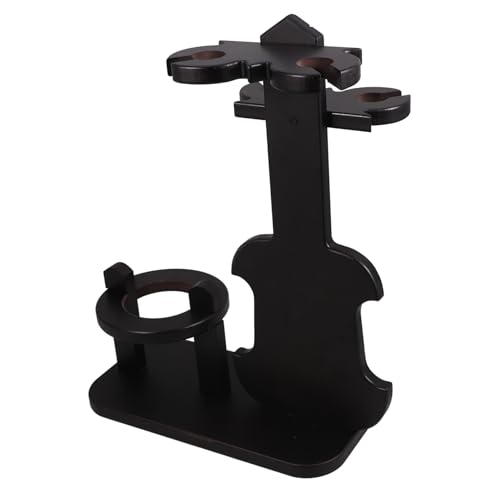 GRADENEVE Vintage Violin Holz Weinregal mit Hängendem Weinglashalter Stabiler Weinflaschenhalter für Arbeitsplatte Multifunktional für Zuhause Bar und Party Klassisches Design Robuste GRADENEVE Vintage Violin Holz Weinregal mit Hängendem Weinglashalter Stabiler Weinflaschenhalter für Arbeitsplatte Multifunktional für Zuhause Bar und Party Klassisches Design Robuste von GRADENEVE