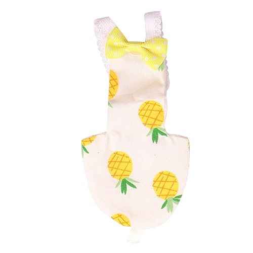 GRADENEVE Vogelwindel mit Taschen und Verstellbarem Riemen Parrot Flight Suit aus Strapazierfähigem Material Modisch mit Schleifendekor Einfach zu Reinigen Geeignet für Tauben und Papageien von GRADENEVE