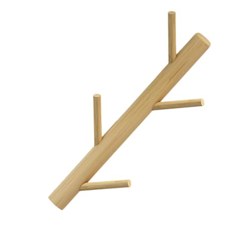 GRADENEVE Wandhängende Garderobe aus Natürlichem Kiefernholz mit Schrägen Haken Stabiles Design Geruchsfrei Multifunktional für Mäntel Jacken Hüte und Schlüssel Einfache Montage GRADENEVE Wandhängende Garderobe aus Natürlichem Kiefernholz mit Schrägen Haken Stabiles Design Geruchsfrei Multifunktional für Mäntel Jacken Hüte und Schlüssel Einfache Montage von GRADENEVE