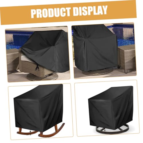 GRADENEVE Wasserdichte Outdoor Patio Stuhl Schutzhülle aus Robustem Oxford Stoff Wetterfeste Gartenmöbel Abdeckung Installieren und Wetterbeständig Zufällige Farbe Zufällige Farbe von GRADENEVE