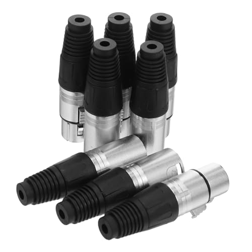 GRADENEVE Xlr Mikrofonkabel Steckverbinder Pin Löten Stecker und Buchsen Robust für Studio Aufnahme und Live Sound mit Klarem Audio und Breiter Kompatibilität von GRADENEVE