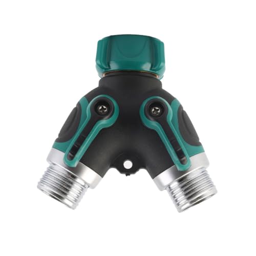 GRADENEVE Y Förmiger Gartenschlauch Verteiler Wege Wasserhahn Adapter US Standard mit Ventilen Schlauchverbinder für Gartenbewässerung und Wasserflusskontrolle GRADENEVE Y Förmiger Gartenschlauch Verteiler Wege Wasserhahn Adapter US Standard mit Ventilen Schlauchverbinder für Gartenbewässerung und Wasserflusskontrolle von GRADENEVE