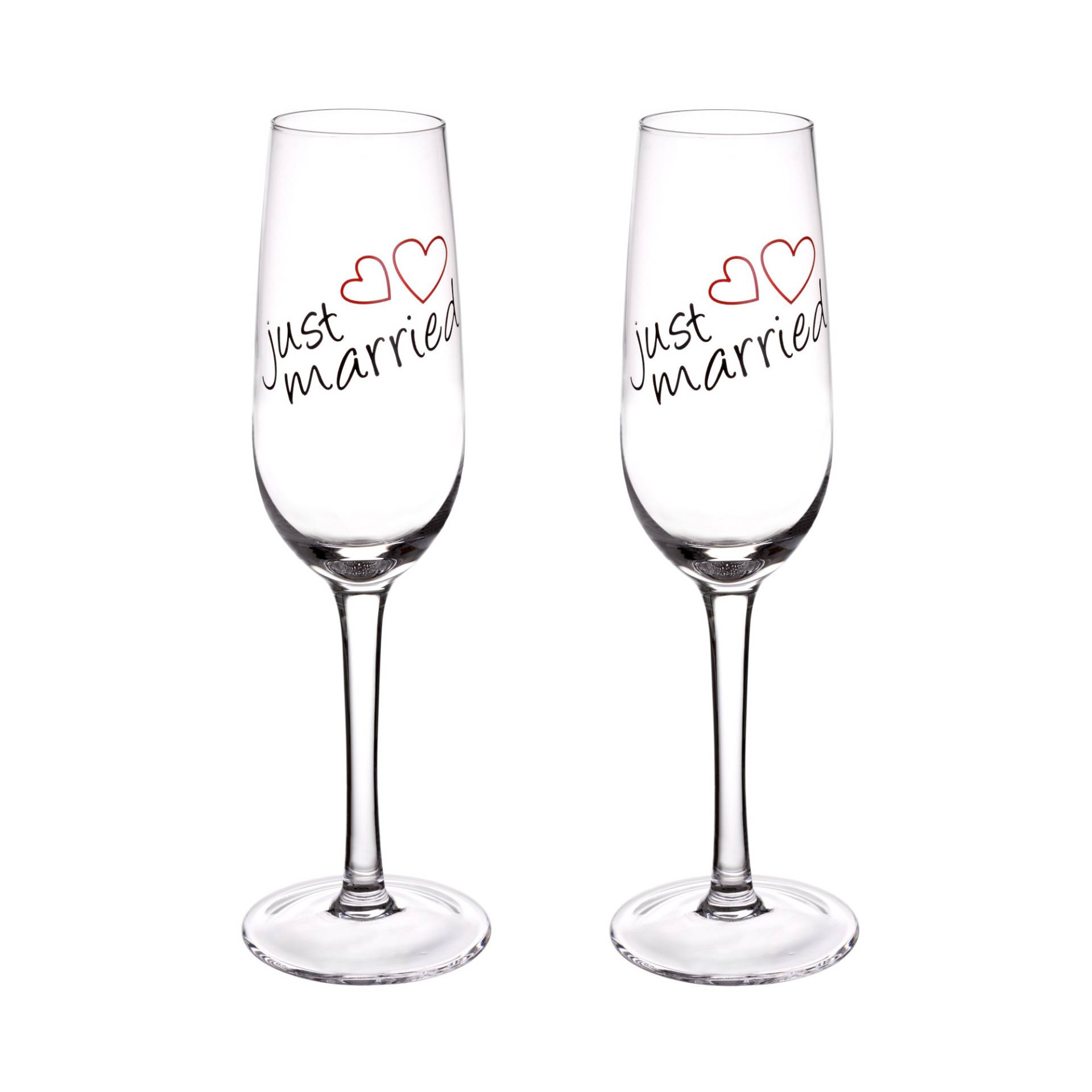 2er Set Sektglas "Just Married" 210 ml von GRÄWE