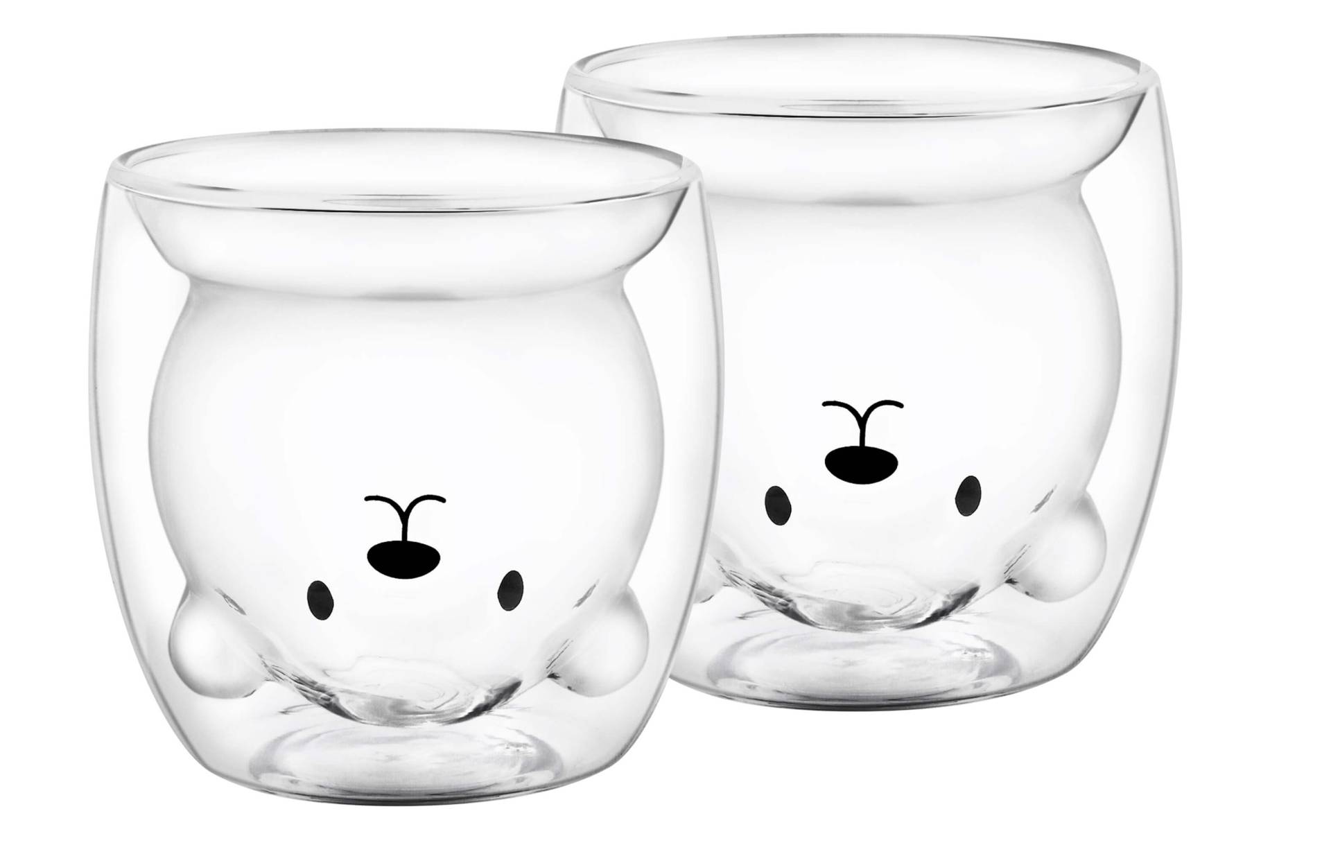 Doppelwandige-Thermogläser mit Teddy Motiv für Kaffee, Tee oder Milch Doppelwandige-Thermogläser mit Teddy Motiv für Kaffee, Tee oder Milch von GRÄWE