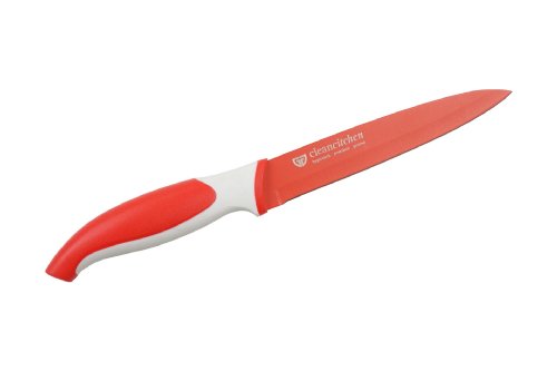 GRÄWE® Allzweckmesser CLEANCITCHEN 5' (12,7 cm) rot antibakteriell von GRÄWE