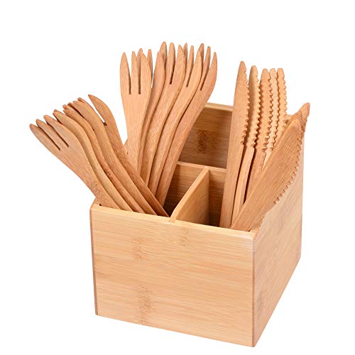 GRÄWE Bambus-Box mit 10-teiligem Besteck von GRÄWE