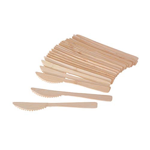 GRÄWE Bambus-Messer Set 25 Stück 16,5 cm, Einwegbesteck GRÄWE Bambus-Messer Set 25 Stück 16,5 cm, Einwegbesteck von GRÄWE