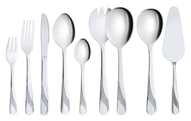 GRÄWE Besteck-Set (150-tlg), Edelstahl, Besteckset 150-teilig für 30 Personen, Serie Rügen von GRÄWE