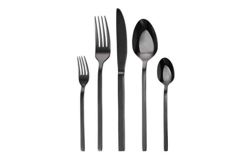 GRÄWE Besteck-Set Edelstahl-Besteckset Lissabon, 30-teilig, 6 Personen, schwarz von GRÄWE