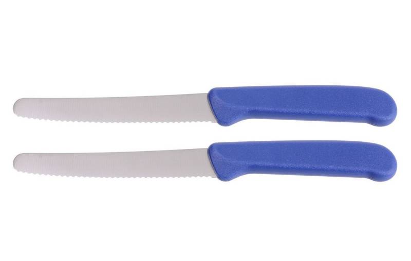 GRÄWE Brötchenmesser, Gräwe Tafel- / Brötchenmesser, 2er-Set blau von GRÄWE