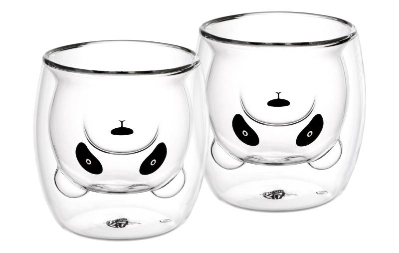 Doppelwandige-Thermogläser mit Panda Motiv für Kaffee, Tee oder Milch von GRÄWE