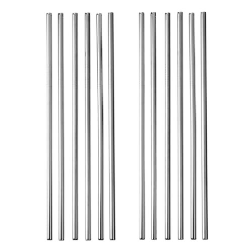 GRÄWE Strohhalme, 12er Set, silberne Trinkhalme aus Edelstahl, spülmaschinengeeignet, wiederverwendbar Metall Strohhalm, GRÄWE Strohhalme, 12er Set, silberne Trinkhalme aus Edelstahl, spülmaschinengeeignet, wiederverwendbar Metall Strohhalm, von GRÄWE