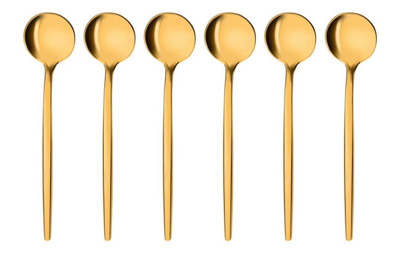 GRÄWE Espressolöffel (6 Stück), GRÄWE Espressolöffel Provence, 6-teilig, gold, Edelstahl von GRÄWE