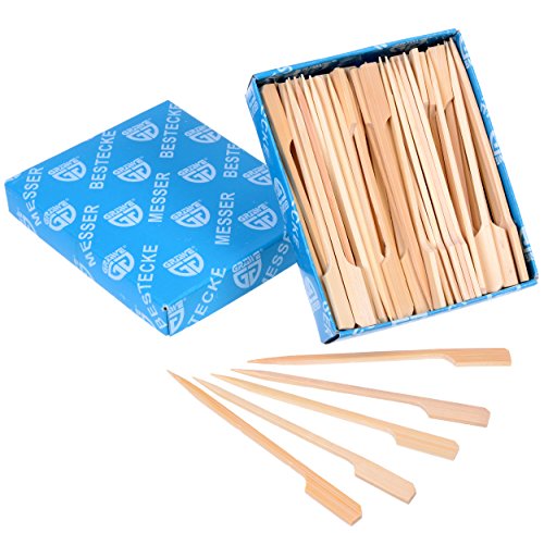 GRÄWE Fingerfood-Spieße Häppchen-Spieße 100 Stück aus Bambus von GRÄWE