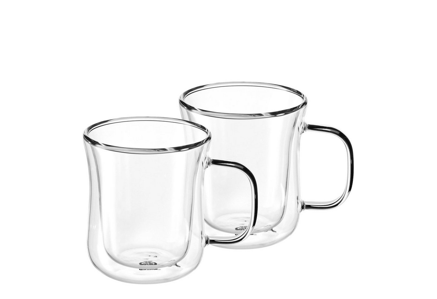 GRÄWE Glas GRÄWE Doppelwandige-Thermogläser mit Henkel, 250ml, 2er Set, geschwung, Glas GRÄWE Glas GRÄWE Doppelwandige-Thermogläser mit Henkel, 250ml, 2er Set, geschwung, Glas von GRÄWE