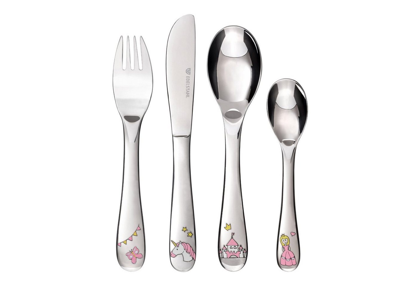 GRÄWE Kinderbesteck GRÄWE Kinderbesteck 4-teilig PRINZESSIN, Edelstahl GRÄWE Kinderbesteck GRÄWE Kinderbesteck 4-teilig PRINZESSIN, Edelstahl von GRÄWE