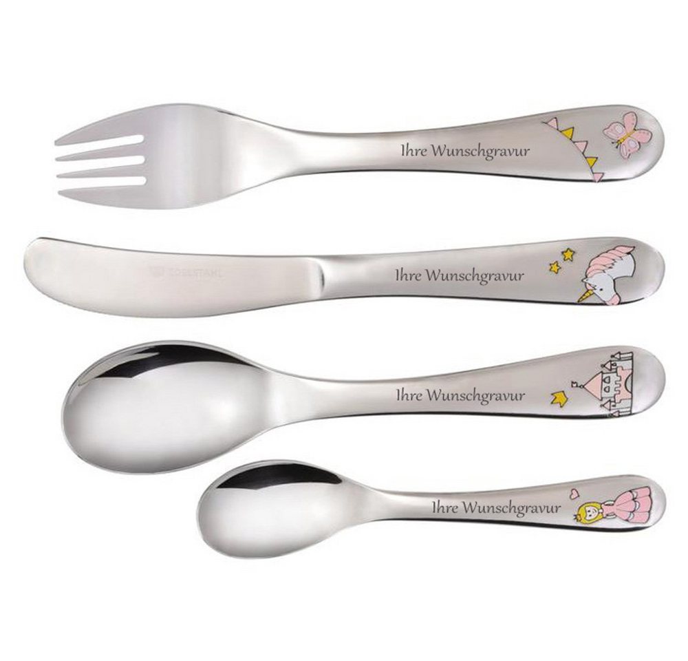 GRÄWE Kinderbesteck Kinderbesteck 4-tlg. Motiv "Prinzessin" *Namensgravur möglich* GRÄWE Kinderbesteck Kinderbesteck 4-tlg. Motiv "Prinzessin" *Namensgravur möglich* von GRÄWE