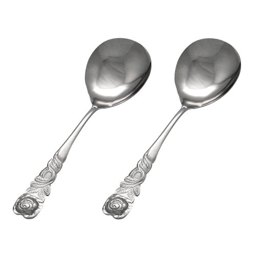 GRÄWE Sahnelöffel 2er Set Rosendekor von GRÄWE