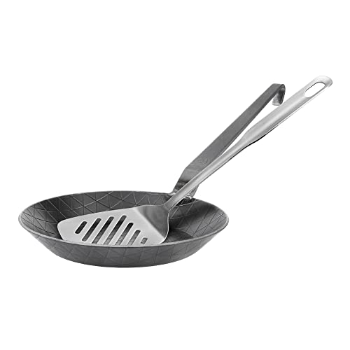 GRÄWE Schmiedeeiserne Bratpfanne F400, Ø 20 cm, Eisenpfanne mit Wender, 400° C hitzebeständig, Pfanne aus Eisen, kratzfeste Bratpfanne, unbeschichtet, Outdoor-Cooking, induktionsgeeignet GRÄWE Schmiedeeiserne Bratpfanne F400, Ø 20 cm, Eisenpfanne mit Wender, 400° C hitzebeständig, Pfanne aus Eisen, kratzfeste Bratpfanne, unbeschichtet, Outdoor-Cooking, induktionsgeeignet von GRÄWE