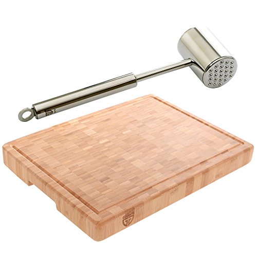 GRÄWE Starter-Set: stabiles Schneidbrett groß + Edelstahl-Fleischhammer GRÄWE Starter-Set: stabiles Schneidbrett groß + Edelstahl-Fleischhammer von GRÄWE