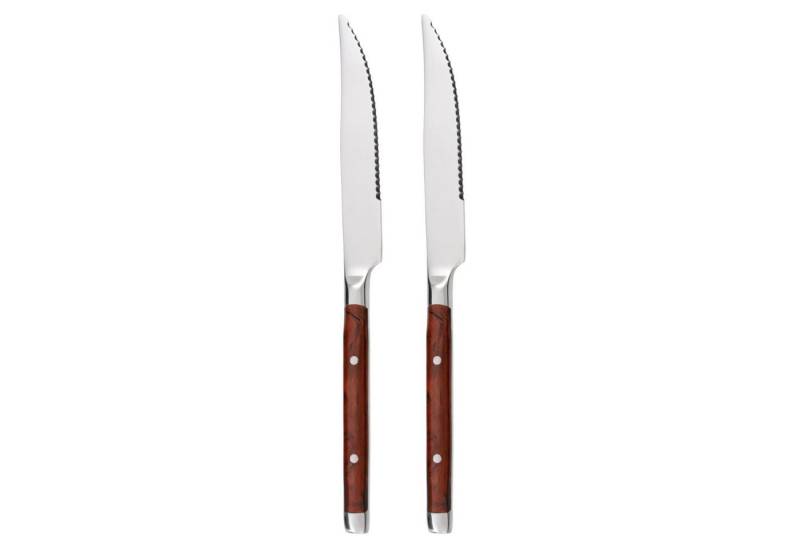 GRÄWE Steakmesser (2 Stück), Gräwe Steakmesser 2er-Set Bamberg braun von GRÄWE