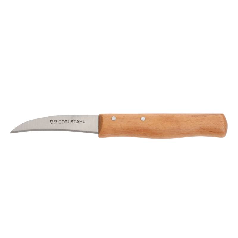 Gemüsemesser, 2-teilig, Holzgriff, gerade Edelstahl Klinge von GRÄWE