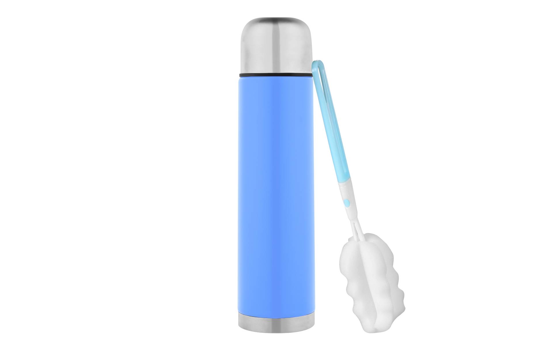 Isolierflasche inkl. Reinigungsbürste, 1 Liter, Hellblau, Matt Isolierflasche inkl. Reinigungsbürste, 1 Liter, Hellblau, Matt von GRÄWE