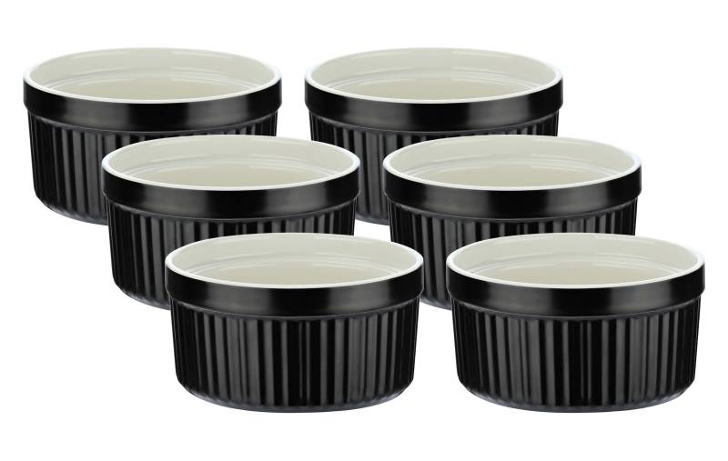 Keramikschälchen, 6-teilig, 250 ml, Schwarz Matt von GRÄWE