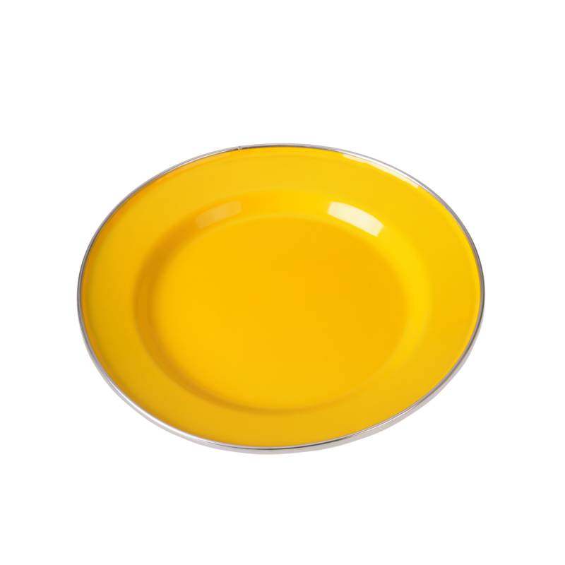Kinderteller Emaille, Ø 20 cm, Gelb von GRÄWE