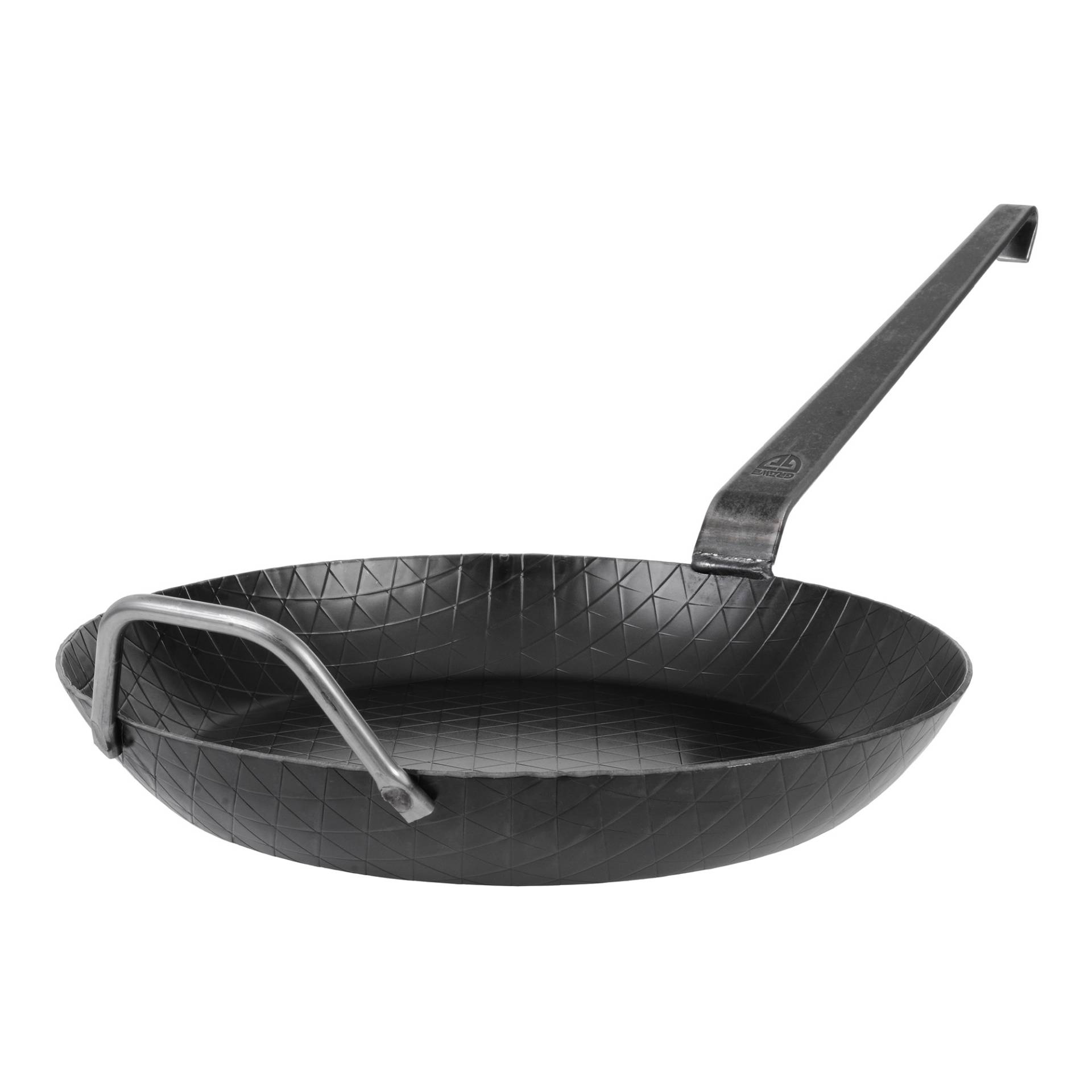 Schmiedeeiserne Bratpfanne Eisenpfanne mit Gegengriff 32 cm - B-Ware von GRÄWE