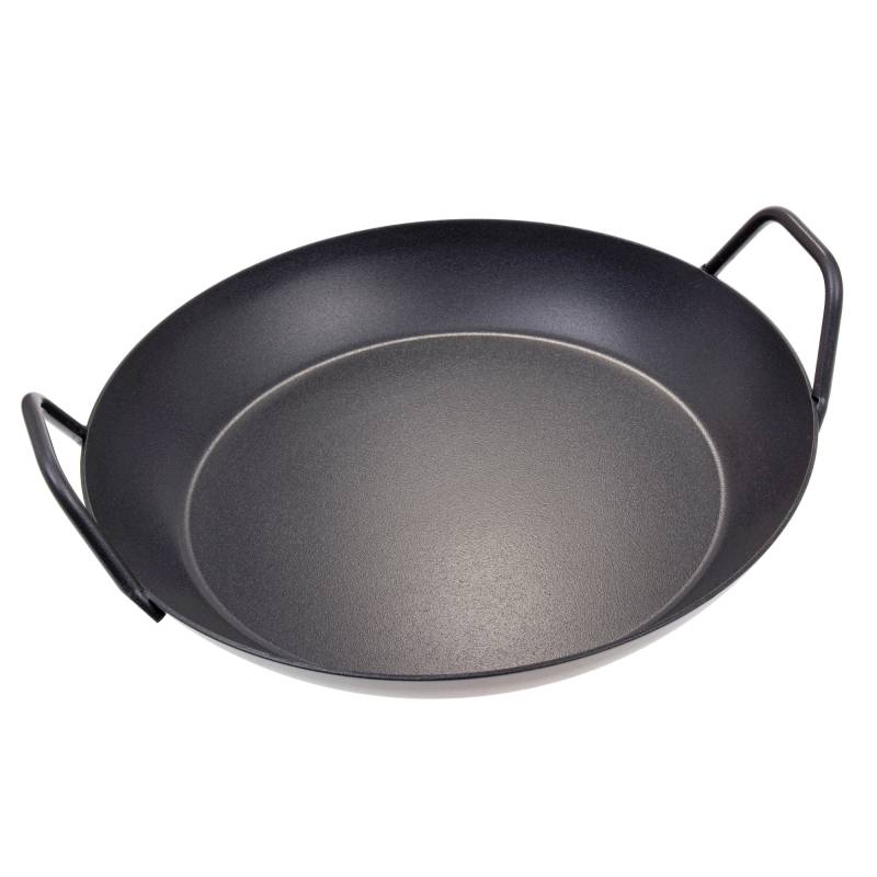 Schmiedeeiserne Servierpfanne Eco Pro, Ø 32 cm, hoher Rand, Keramikbeschichtet von GRÄWE