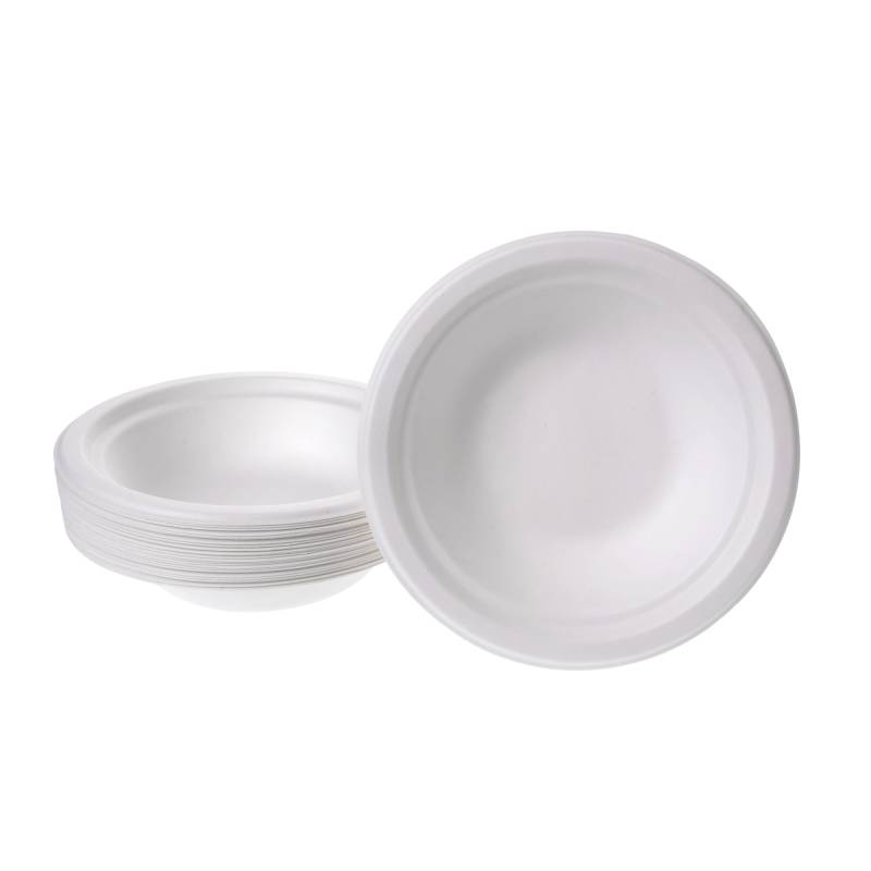 Einweg-Suppenschale, 350 ml, 25-teilig, Zuckerrohr von GRÄWE