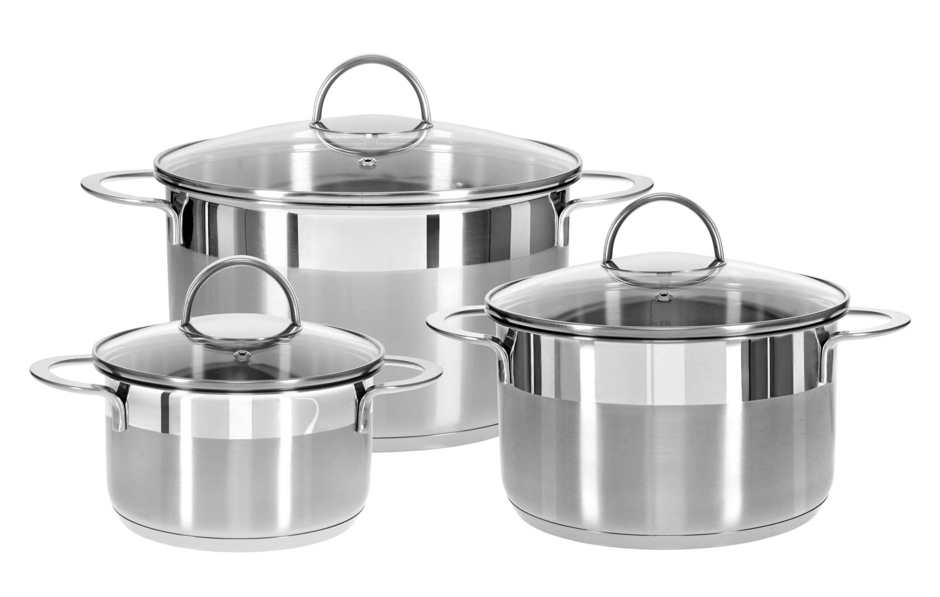 Kochtopf-Set Pro-Line, 3-teilig, Ø 16 cm, Ø 20 cm und Ø 24 cm von GRÄWE