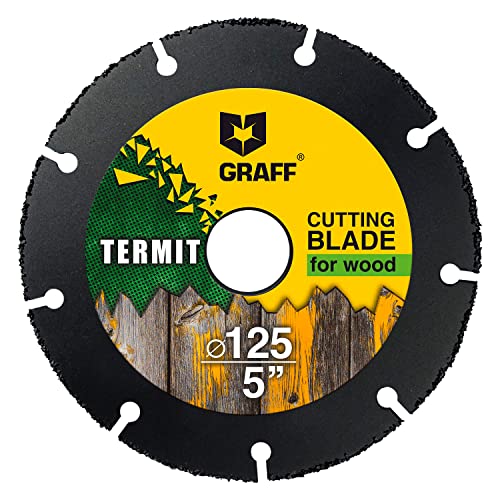 Trennscheibe Holz 125 mm Carbide Multi Wheel - Trennscheibe zum Schneiden von Holz, Kunststoff und Plastik 125 mm GRAFF Termit von GRAFF