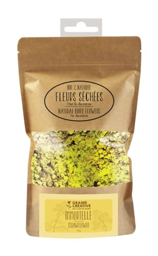 Getrocknete dekorative Blumen Immortelle 150 g von GRAINE CREATIVE