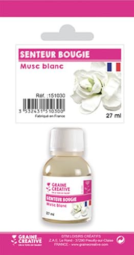 Graine Créative Kerzenduft - weißer Moschusduft - 27 ml Graine Créative Kerzenduft - weißer Moschusduft - 27 ml von GRAINE CREATIVE