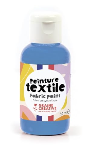 Textilfarbe 50 ml - cyanblau Textilfarbe 50 ml - cyanblau von GRAINE CREATIVE