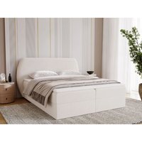 Boxbett mit Bettkasten 180x200, Creme Samt, Bogota Boxbett mit Bettkasten 180x200, Creme Samt, Bogota von GRAINGOLD