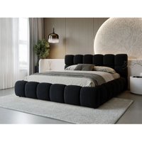 Polsterbett mit Bettkasten 120x200, Schwarz Samt, Modo Polsterbett mit Bettkasten 120x200, Schwarz Samt, Modo von GRAINGOLD