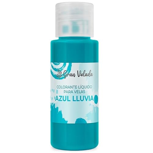Flüssiger Kerzenfarbstoff Regenblau, konzentrierte Paraffinfarbe in verschiedenen Größen, bringt Ruhe und Spiritualität in Ihre blauen Kerzen, 30 ml Flüssiger Kerzenfarbstoff Regenblau, konzentrierte Paraffinfarbe in verschiedenen Größen, bringt Ruhe und Spiritualität in Ihre blauen Kerzen, 30 ml von GRAN VELADA