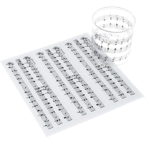 Gran VELADA Kerzengläser mit Musiknoten, Polycarbonat, dekorative Vinyl, ideal zur Herstellung von Kerzen, 100 ml, 10 Stück 100 ml - Pack de 10 Gran VELADA Kerzengläser mit Musiknoten, Polycarbonat, dekorative Vinyl, ideal zur Herstellung von Kerzen, 100 ml, 10 Stück 100 ml - Pack de 10 von GRAN VELADA