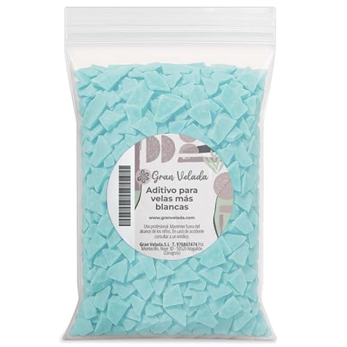 Gran Velada - Additiv für weißere Kerzen, 15 g, konzentriertes Bleichmittel für Gemüsewachse, intensives und reines weißes Finish von GRAN VELADA