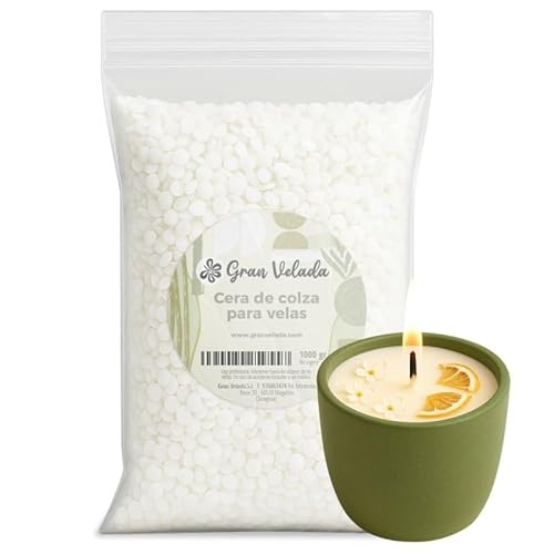 Gran Velada Rapswachs 1 kg in Glaskerzenperlen | natürlich und vegan | pflanzlich, geruchsneutral und biologisch abbaubar Gran Velada Rapswachs 1 kg in Glaskerzenperlen | natürlich und vegan | pflanzlich, geruchsneutral und biologisch abbaubar von GRAN VELADA