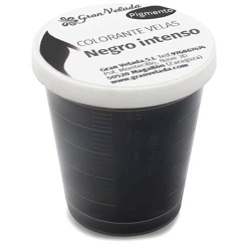 Intensives schwarzes Pigmentpulver für selbstgemachte Kerzen, Pigment für Kerzen, keine Migration oder Verschlechterung, hohe Leistung, professionelle Verwendung, 30 ml Intensives schwarzes Pigmentpulver für selbstgemachte Kerzen, Pigment für Kerzen, keine Migration oder Verschlechterung, hohe Leistung, professionelle Verwendung, 30 ml von GRAN VELADA
