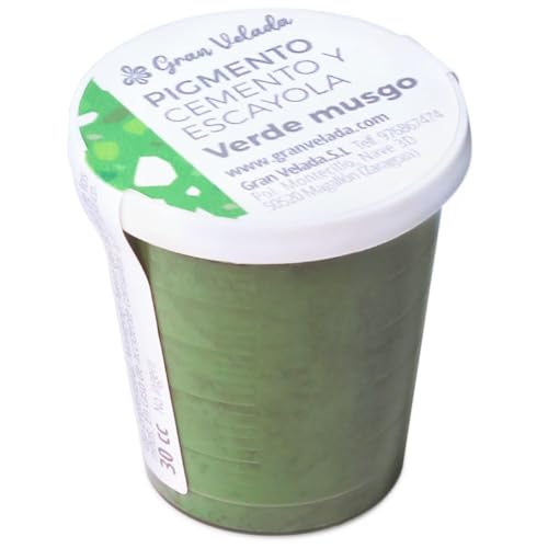 Moosgrünes Pigment für Zement und Gips, langlebige und lebendige Farbe, einfach zu verwenden, ideal für DIY-Kreationen, Gran Velada 30 c Moosgrünes Pigment für Zement und Gips, langlebige und lebendige Farbe, einfach zu verwenden, ideal für DIY-Kreationen, Gran Velada 30 c von GRAN VELADA