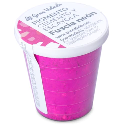 Neon-Fuchsia-Pigment für Zement und Gips, Pigmentpulver mit hoher Konzentration zum Färben, leicht zu mischen und wirtschaftlich, verleihen Sie Ihren Bastelkreationen einen lebendigen Touch, 30 ml Neon-Fuchsia-Pigment für Zement und Gips, Pigmentpulver mit hoher Konzentration zum Färben, leicht zu mischen und wirtschaftlich, verleihen Sie Ihren Bastelkreationen einen lebendigen Touch, 30 ml von GRAN VELADA