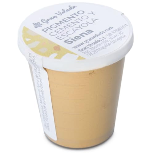 Siena Zement- und Gipspigment in mikronisiertem Pulver, einzigartige Farbe, Farbkontrolle, einfach zu verwenden, ideal für DIY-Kreationen, 30 ml von GRAN VELADA
